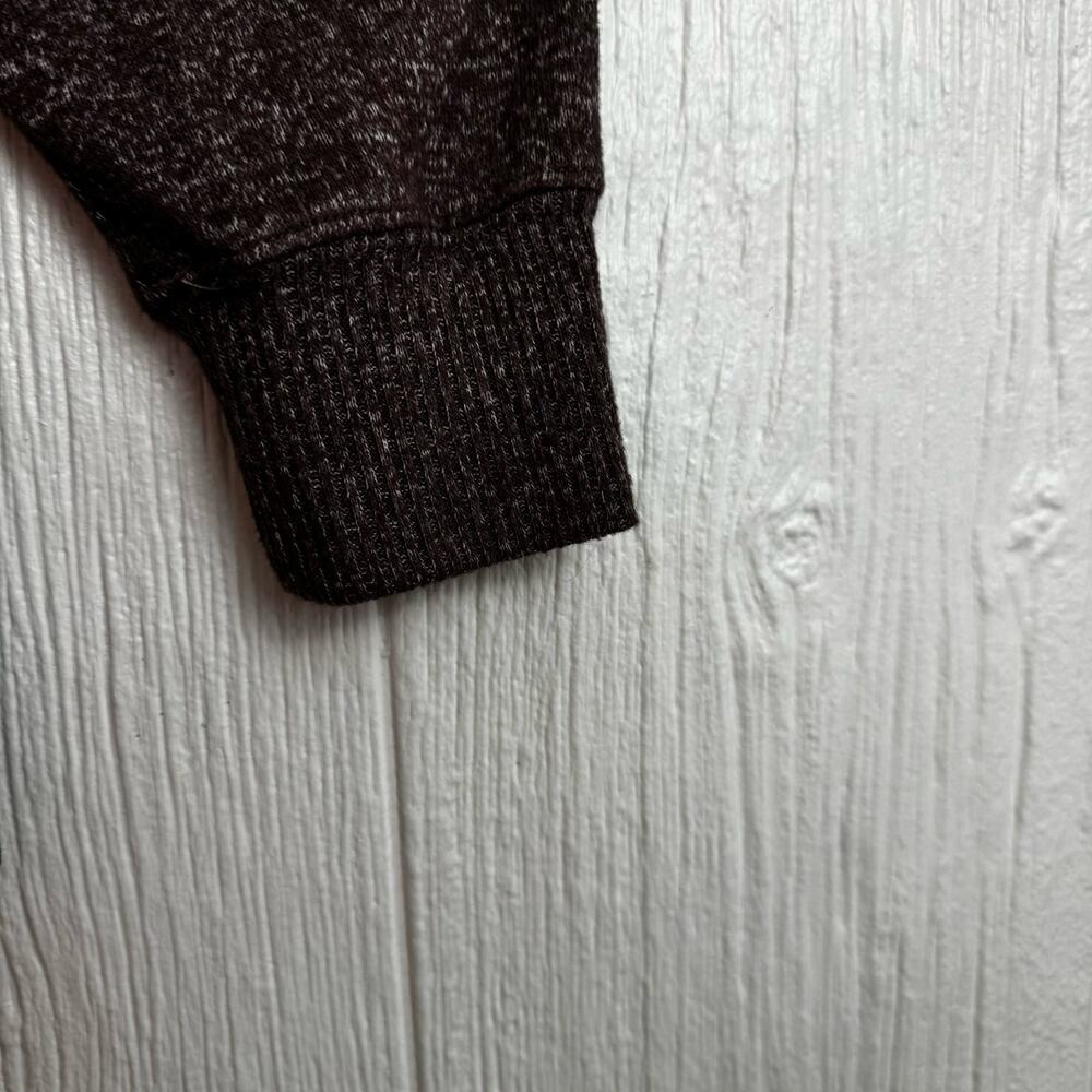 Sunday Citizen Chocolate Brown Cowl Cosset Relaxed Turtleneck Sweater Sz Small - Picture 5 of 9